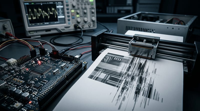 How the Inkless Printer Signal Chain Works